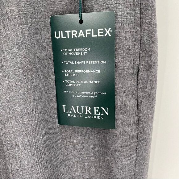 Ralph Lauren Gray Ultraflex Dress Pants size 36 x 30 New - Picture 2 of 4